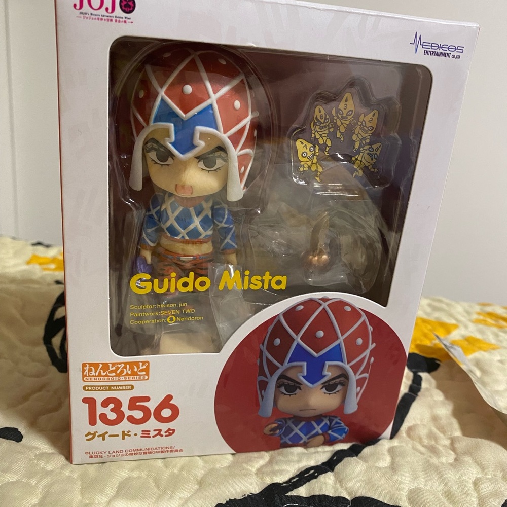 Authentic JJBA Guido Mista Nendoroid - Jojo’s Buzarre Adventure Anime Figure
